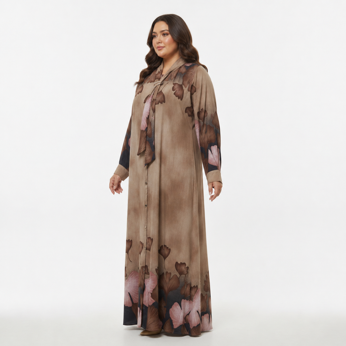 Robe Velia - Longue Fleurie Élégante
