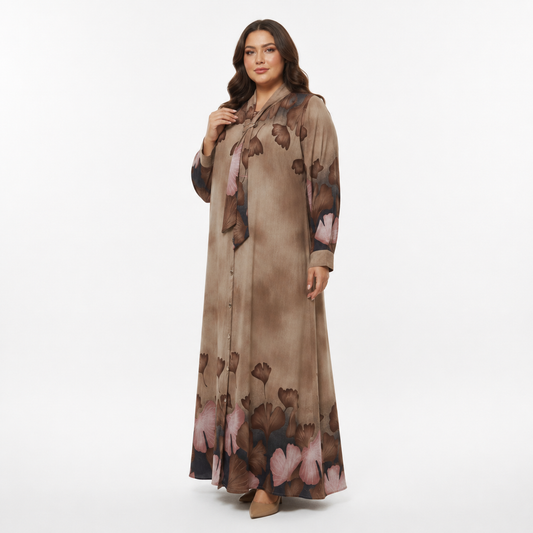 Robe Velia - Longue Fleurie Élégante