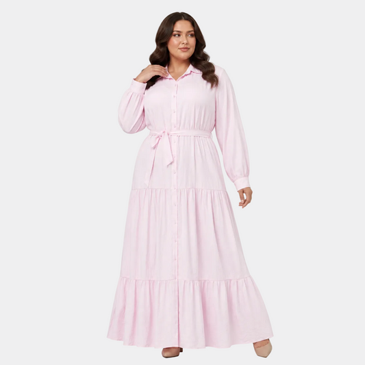 Robe Elora Rose Délicat- Chic & Confort
