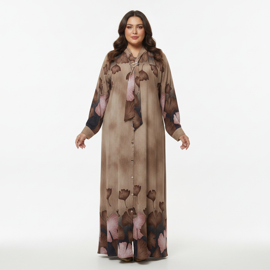 Robe Velia - Longue Fleurie Élégante